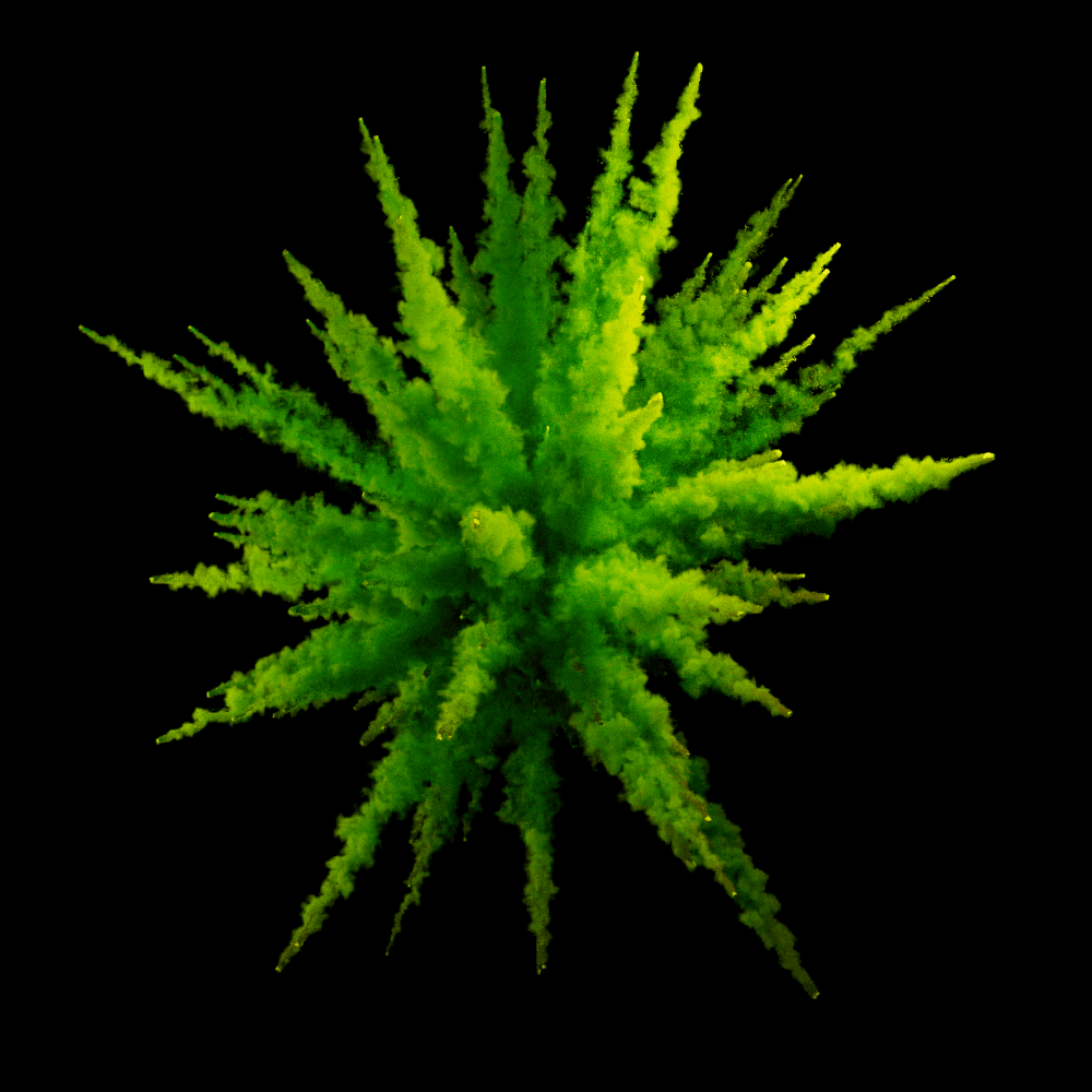 Green Smoke Explosion